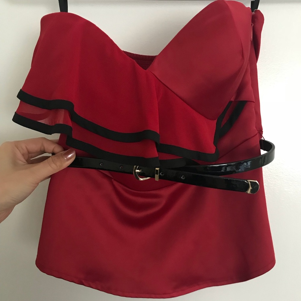 Bebe Sexy Party Cocktail Top